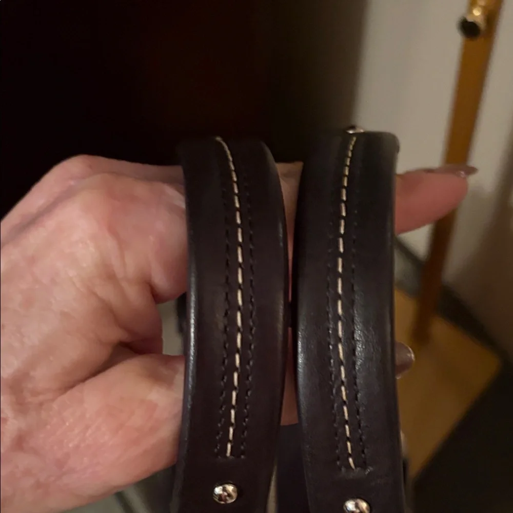 Coach Hampton signature canvas/python/leather carryall E0951-F13993 and wristlet